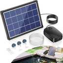 NFESOLAR 4W Solar Pond Aerator with 2200mAh Battery Backup, All-in-One Solar Air Pump, 24/7 Continuous Oxygenation, Quiet Operation, 3 Modes Bubbler, Portable for Small Ponds & Fish Tanks