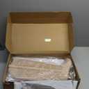 Bigwow Women's Western Cowboy Knee-High Boots Suede Embroidery Pointed Toe Tall Boots Side Zipper Low Chunky Heel Long Boots for Ladies