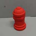 Small Dog Fire Hydrant 4x7 Silicone Soft Potty Training Aid for Small Breeds Under 10lbs Toy Breeds Indoor Outdoor Training Red