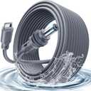 Starlink Mini Cable 16.4FT/5M PD100W Starlink Mini USB C to DC Power Cable Accessories Waterproof 18AWG for Outdoor Travel Work with 100W or 20V PD Source Durable