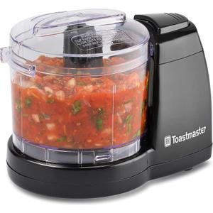 Toastmaster TM-61MC 1.5 Cup One-Touch Mini Food Chopper, Black