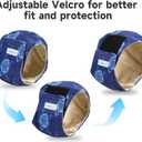 Male Dogs Diapers Belly Bands(4Pack), Washable Reusable Male Boy Doggy Wraps Panties for Doggie Puppy Pooping Potty Training Incontinence Marking Medium