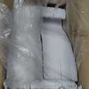 ABHENG 100 Pack Clothes Hangers, Non Slip Plastic Coat Hangers, Space Saving Hangers, Heavy Duty, Hanging Dry Wet Clothes, 16.4" x 8.3", White, UAPY05100W