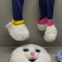 Morph Easter Bunny Costume Adult Rabbit Mascot Dungarees Suit for Easter Costumes Celebrations and Events XL