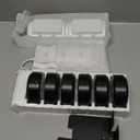 EZVALO Picture Lights for Wall with Charging Station, Rechargeable Battery Magnetic Poster Lights with 3 Color Temps & 12 RGB, Remote Dimmable Timer, Wall Decor Light for Art Display (6 Pack) (Black)