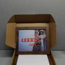 iRahmen 8x10 Picture Frame Set of 4, High Definition Glass 8 x 10 Frame, Wood Rustic Photo Frames for Horizontal or Vertical Display Tabletop and Wall Mounting (Dark Brown)