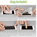 VIESUP [2 PACK Anti-spy Anti-Scratch 9H-Hardness Easy to Install Privacy Protective Glass Screen Protector for Boost Mobile Celero5G+ PLUS 7.0