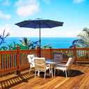 304 Stainless Steel Umbrella Holder for Deck Railing, Heavy-Duty Patio Umbrella Mount, Easy Installation Adjustable Outdoor Umbrellas Base(Post, Black)