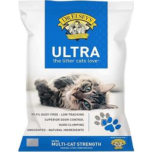 Dr. Elsey's Ultra UnScented Clumping Clay Cat Litter 40 lb. Bag