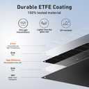 DOKIO 100W 18V Flexible Solar Panel for 12V Systems, ETFE, MC4
