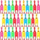 Honoson 32 Pcs 12'' Rubber Chicken Dog Toy Squeeze Screaming Chicken Toy Novelty Squeaky Squawking Loud Noise Makers for Adults Dogs Pets Reduce Separation Stress Anxiety (Multi Color)