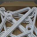 Ultra Heavy Duty Plastic Hangers, Made in USA, White Heavy Weight Hanger, 28 Pack