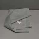 Chyhomenyc Dark Grey Curtains 54 Inch Length 2 Panels, Faux Linen Textured Semi Sheer Light Filtering Soft Airy Rod Pocket Window Treatment Drapes for Living Room Bedroom, Each 30" Wx54 L