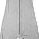 Dreamland Baby Toddler Sleep Sack with Feet, 1.0 TOG Temperature Rating - Ultra Soft Viscose Wearable, Breathable (3T, Grey)