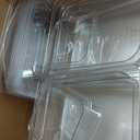 6-Pack 6-Inch Deep Clear Polycarbonate Food Pans - Half Size Commercial Hotel Pans (12.8" x 10.4"), 9.4 Qt Capacity, NSF Certified, for Restaurants, Hotels & Catering