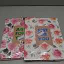 2 x Colodeol 4 Pcs 12.8" Mother's Day Bags with Tissue PaperMedium Large Mother's Day Bag with Handles Floral Mother's Paper Treat Candy bags Bulk for Mom Grandma Wife Women