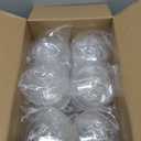 LIYH 20pcs Plastic Martini Glasses Disposable 10 Oz Clear and Gold Plastic Cups Coupe Glasses Cocktail Champagne Tower Perfect for Any Party, Bar, Beverage