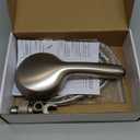 Handheld Shower Head 10 Mode Shower Heads High Pressure Shower Head Handheld with Brass Swivel Ball Bracket Showerheads & Handheld Showers Brush Nickel