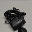 AQQA Aquarium Wave Maker,3W/5W/10W/15W Suction Cup Fish Tank Single Powerhead Pump，110V/60Hz Ultra Quiet Submersible Circulation Pump,360°Adjustable For Freshwater Saltwater Black