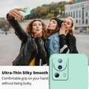 Compatible with Xiaomi 13 Lite Case Silicone Liquid Dark Green, Soft Smooth Touch for Xiaomi 13 Lite Phone Case Silicone Shockproof Thin Cover (Blue)