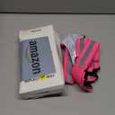 Zacro LED Reflective Vest Running Gear, 5 Lights Colors High Visibility Reflective Running Gear Rechargeable Light Up Running Vest for Walking Running Cycling, Adjustable for Men Women Kids (Pink)