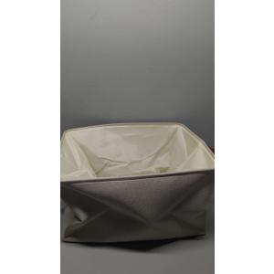 DULLEMELO Large Beige Storage Basket 70L Oversized Canvas Fabric Storage Bin, Collapsible Rectangular Toys Basket Organizer with Handles, 22X15 Storage Container for Clothes, Blankets, Pillows (Extra Large-22" x 15" x 13")