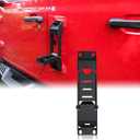 Wrangler Door Hinge Step for Jeep Wrangler 2007-2023 JK JKU JL JLU & Gladiator JT Door Hinge Foot Pegs Roof Step 1 Pack