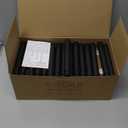 Super Bright Solar Pathway Lights Outdoor Powered 8 Pack,Adjustable Warm&Cool White,Waterproof IP65 Solar Garden Decor Landscape Lighting Outside for Front Yard/Patio/Walkway/Driveway/Lawn/Path Light (Obsidian Black)