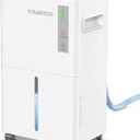 1500 Sq.ft Dehumidifier for Basement, Trazico 21 Pint Dehumidifiers for Home Large Room with Drain Hose, Smart Humidity Control, 3 Modes, 24H Timer, Auto Defrost, Ideal for Bedrooms, Bathroom, White