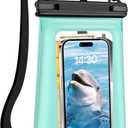 Waterproof Phone Pouch for Phone, Floating Large Capacity Dry Bag Stores Sunscreen, Sunglasses, Waterproof Bag for Beach, Swimming, Kayaking for iPhone 16 15 14 11 Pro Max & Galaxy S24 S21