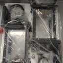 18 Dusk to Dawn Outdoor Lights for House 2-Pack, Anti-Rust Aluminum Exterior Light Fixtures with Fully Enclosed Bottom Outside Wall Lanterns IP65 Waterproof Porch Lights, Modern Black