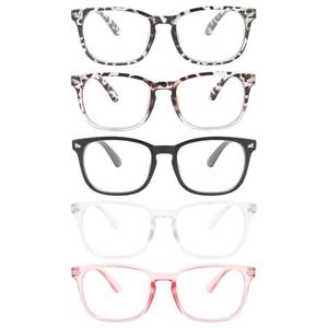 MIGSIR Blue Light Blocking Glasses for Computer Gaming, Fashion Fake Helps Reduce Screen Fatigue Eyeglasses for Women Men
