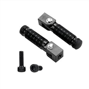 ZHQZZPH CNC Motorcycle Foot Pegs-Universal Fit Footrests for Dirt Bikes & E-Bikes | Non-Slip Durable Design with Anti-Vibration Bolts