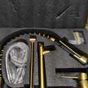 Brushed Gold Kitchen Faucet with Pull Down Sprayer, AIMADI Commercial Gold Kitchen Sink Faucet Single Handle Spring Two Nozzles Faucets