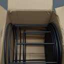 Plant Stand 4 Pack Mid Century Modern Simple Small Plant Stand Indoor Outdoor for Heavy Plant Pots Multiple Height Size Corner Plant Holders -Gifts for Plant Lovers-Black