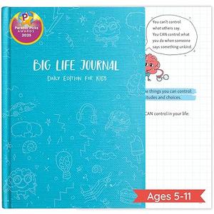 Big Life Journal  Daily Journal for Kids  A Growth Mindset Workbook for Children â€“ Interactive Journal and Goal Planner for Kids â€“ Daily Guided Journal for Children, Blue