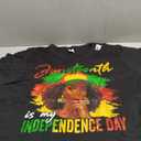 Juneteenth Is My Independence Day Black Women 4th Of July T-Shirt, 3XL