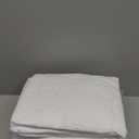 Oudain 4 Sets 3 Piece Soft Microfiber Massage Table Sheets Set Bulk Includes Massage Flat Sheet and Fitted Sheet and Face Rest Cover(White)