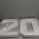 14inch Cardboard Number Fillable Shaped Charcuterie Board Tray Decorative Box Birthday Treat (Number 20)