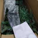 6 ft. Pre-Lit Snowy Christmas Hinged Tree 11 Flash Modes with 350 Multi-Color Lights