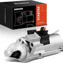 A-Premium Starter Motor Compatible with Honda Accord 2006-2012, CR-V 2007-2011, Element 2007-2011, Civic 2006-2011 & Acura TSX 2006-2014, 2.0L 2.4L, 12V 1.6KW 9-Teeth Clockwise, Replace# 31200-RAA-A61