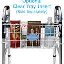 Top Glides Premium Clip-on Walker Basket