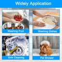 Kitchen Faucet Sink Sprayer Attachment, Sink Hose Sprayer with Aerator For Faucet with Brass Diverter and Stainless Steel Hose for Kitchen, Laundry Room, Bathroom Pet Shower, Hair Washing