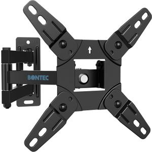 BONTEC 360Rotation TV Wall Mount for 13-42 inch LED LCD OLED Flat Curved TVs Hold up to 55lbs, Articulating TV Mount with Tilt, Swivel, Extension, Max VESA 200x200mm