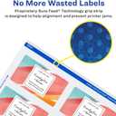 Avery Printable Durable White Rectangle Labels, Sure Feed Technology, 2" x 3", Print-to-the-Edge, Waterproof Labels, Laser & Pigment-Based Inkjet Compatible, 400 Total