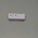 USB Multi Plug Outlet Extender - YISHU Surge Protector with Rotating Plug, 6 AC Plug Extender with 3 USB Ports, 3-Sided Swivel Power Strip Best Ideal Stocking Stuffers for Adults (White)