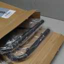 3-Tier Shoe Rack, Wooden Shoe Storage with S Shape Heavy Duty Metal Free Standing, Shoe Organizer Shelf for Entryway, Living Room, Closet, Bedroom (Rustic) (11.81 x 25.78 x 15.86 Inches)