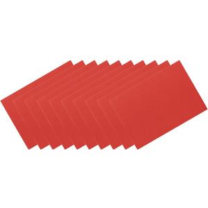 DMiotech 10 Pack 7.87x11.88 Inch Corrugated Cardboard Paper Sheets DIY Projects Red for Box Making, Cards, Scrapbooks