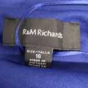 R&M Richards Women's Elegant 3-Piece Pant Set W/ ¾ Sleeves Scalloped Edge Sequin Lace Jacket & Matching Tank