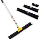 Zozen Drywall Skimming Blade with Extension Handle Set, All Body made of Aluminum Alloy, 10"+24"+32" Skimming Blade + Adjustable Length Extension Rod + Adjustable Angle Holder